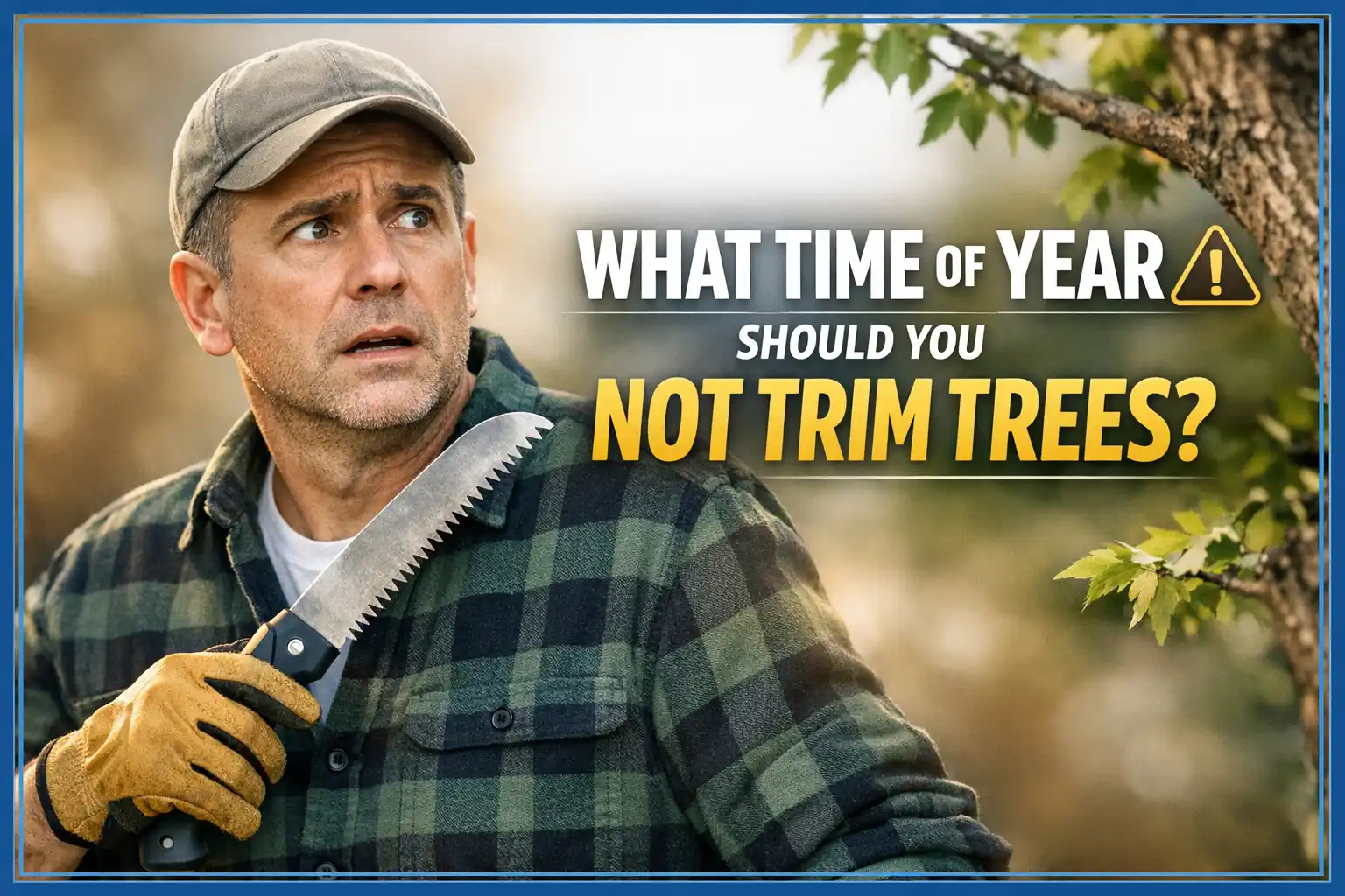 What Time of Year Should You Not Trim Trees