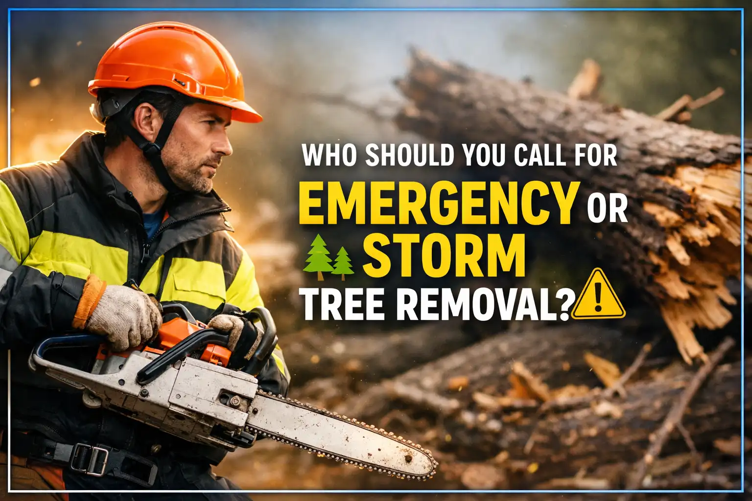 Who Should You Call for Emergency or Storm Tree Removal